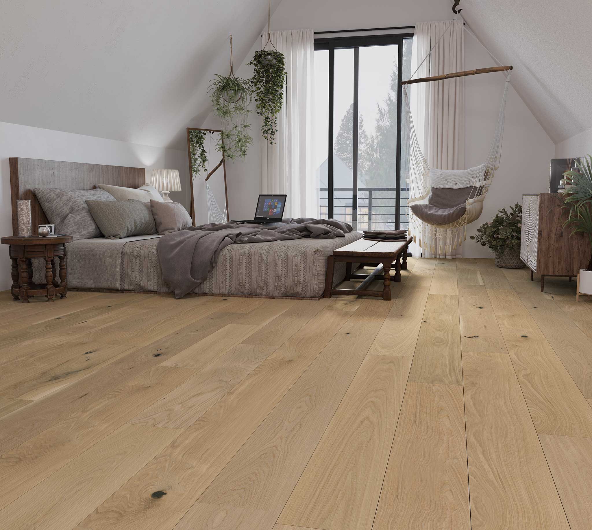 Preverco Solidclassic White Oak Variation Raw* Brushed